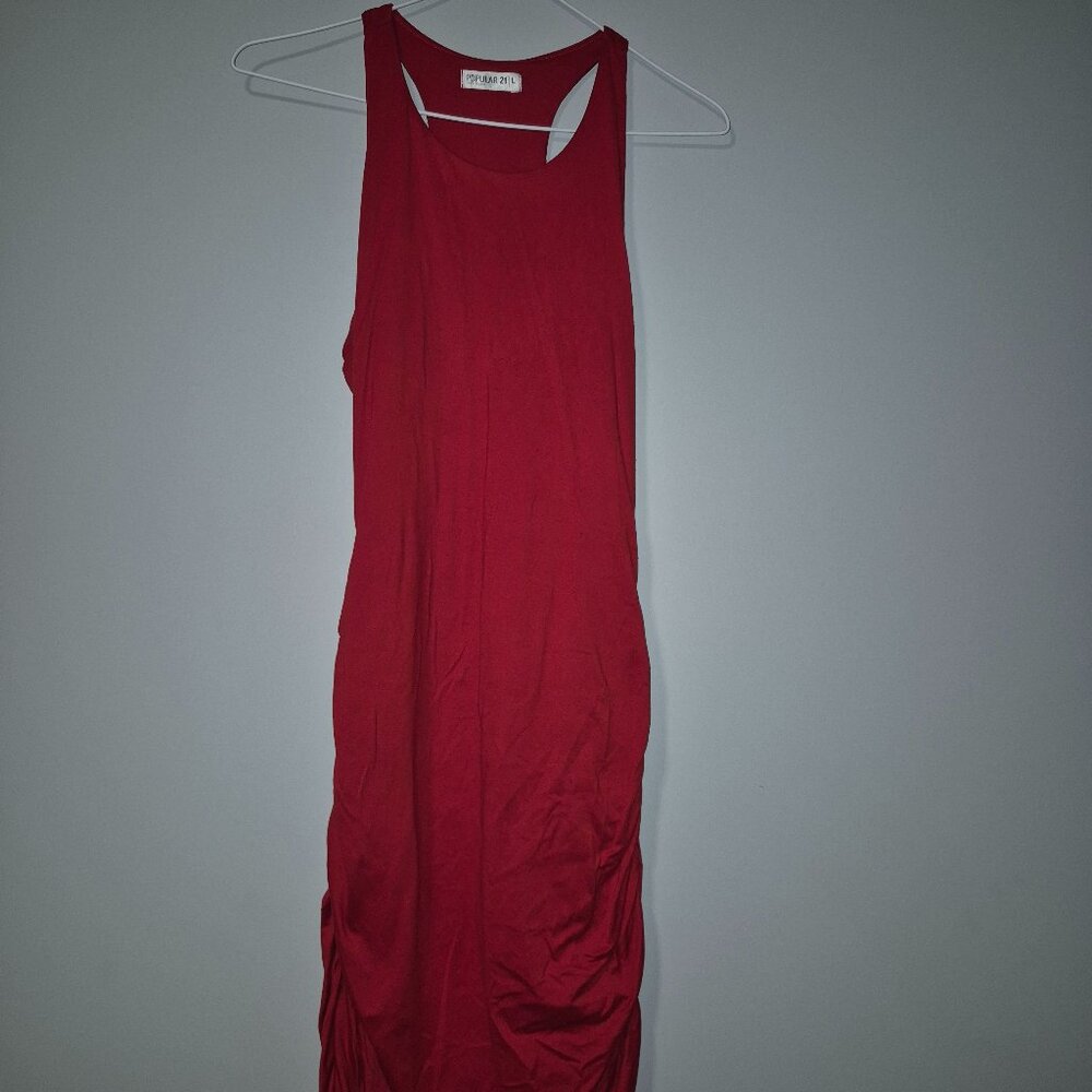 Red Racerback Body Dress